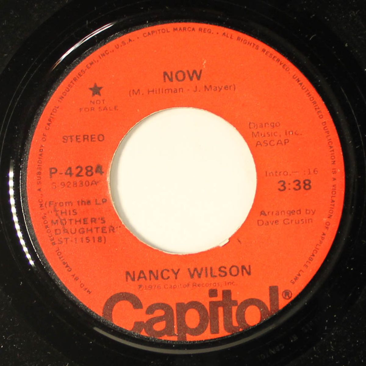 now / mono by NANCY WILSON