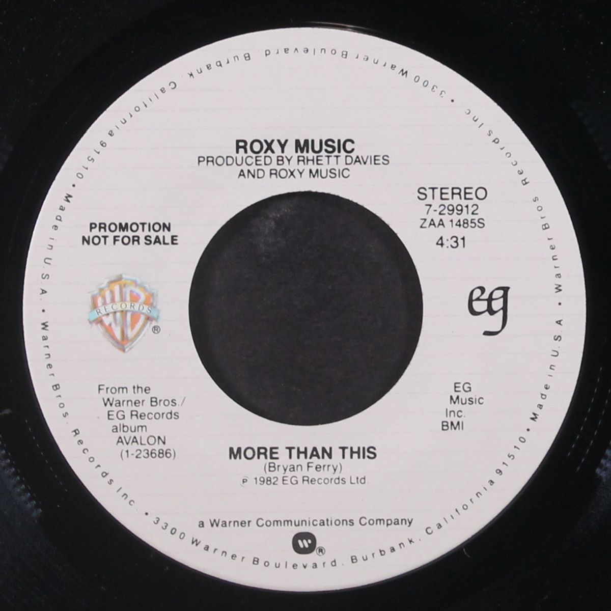 more than this / mono by ROXY MUSIC
