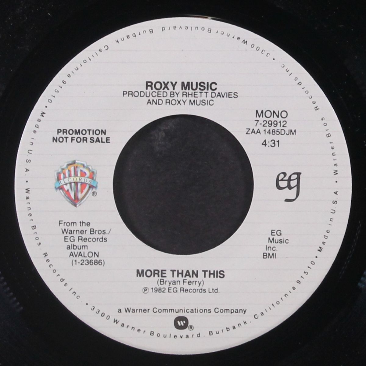 more than this / mono by ROXY MUSIC