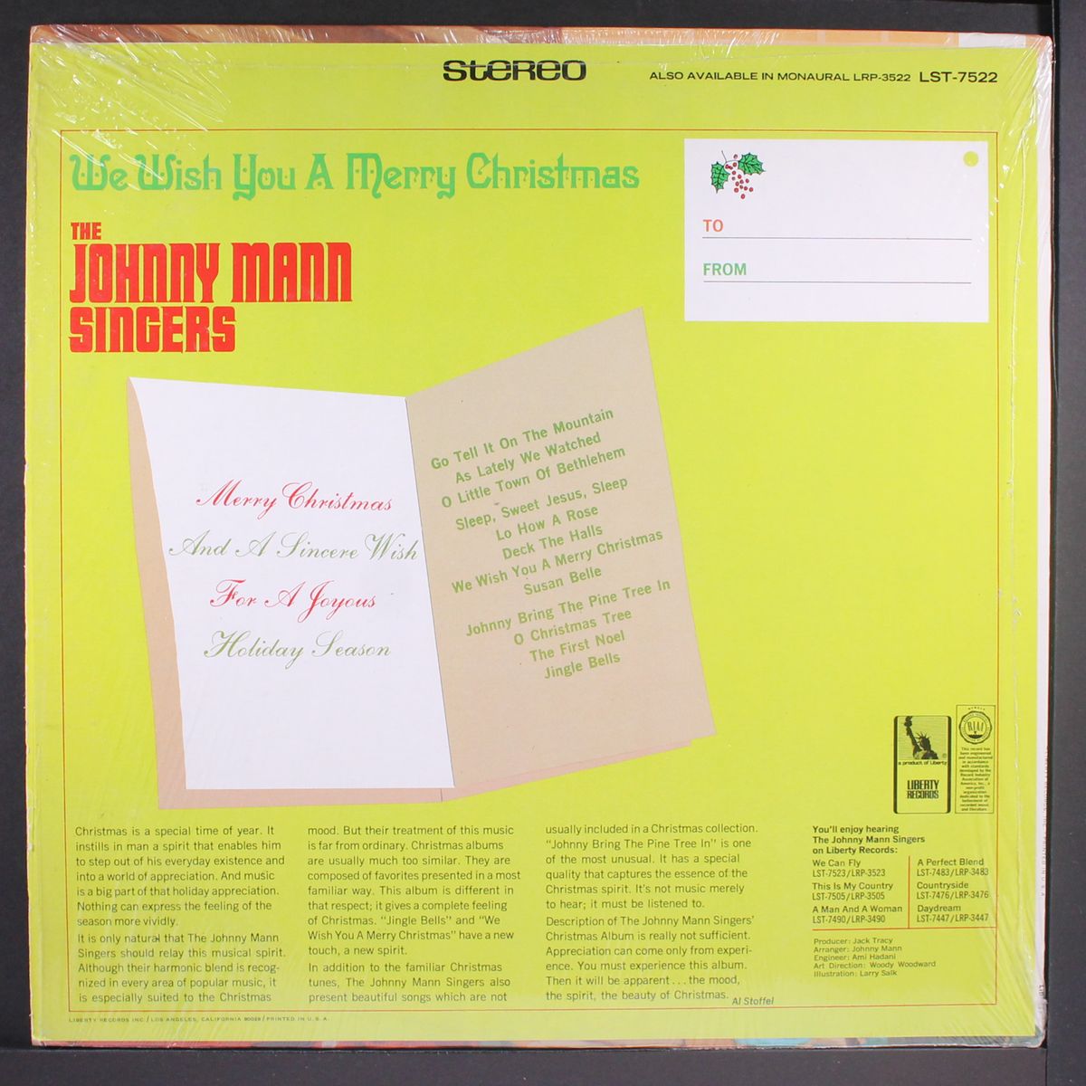 we wish you a merry christmas by JOHNNY MANN SINGERS