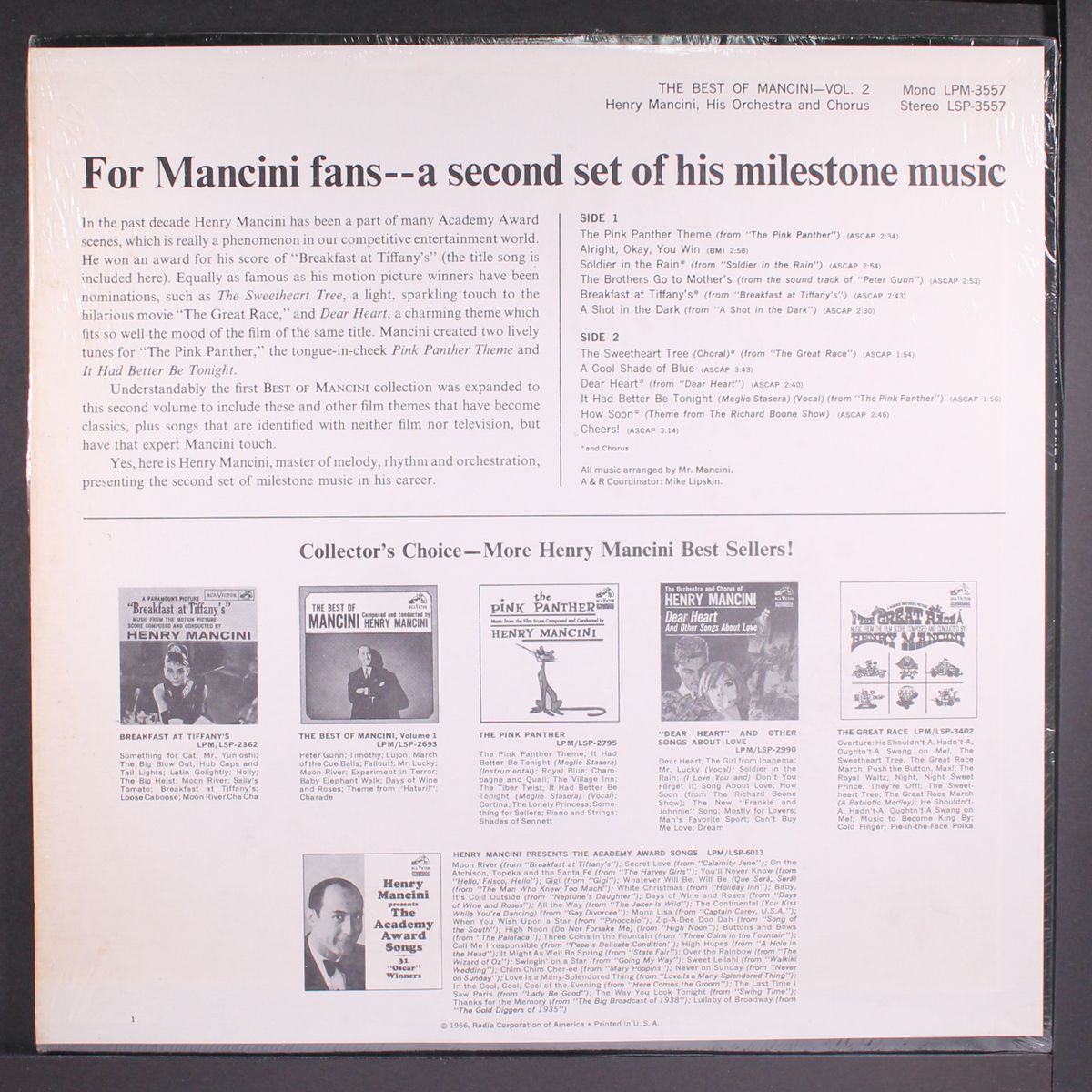 best of, vol. 2 by HENRY MANCINI