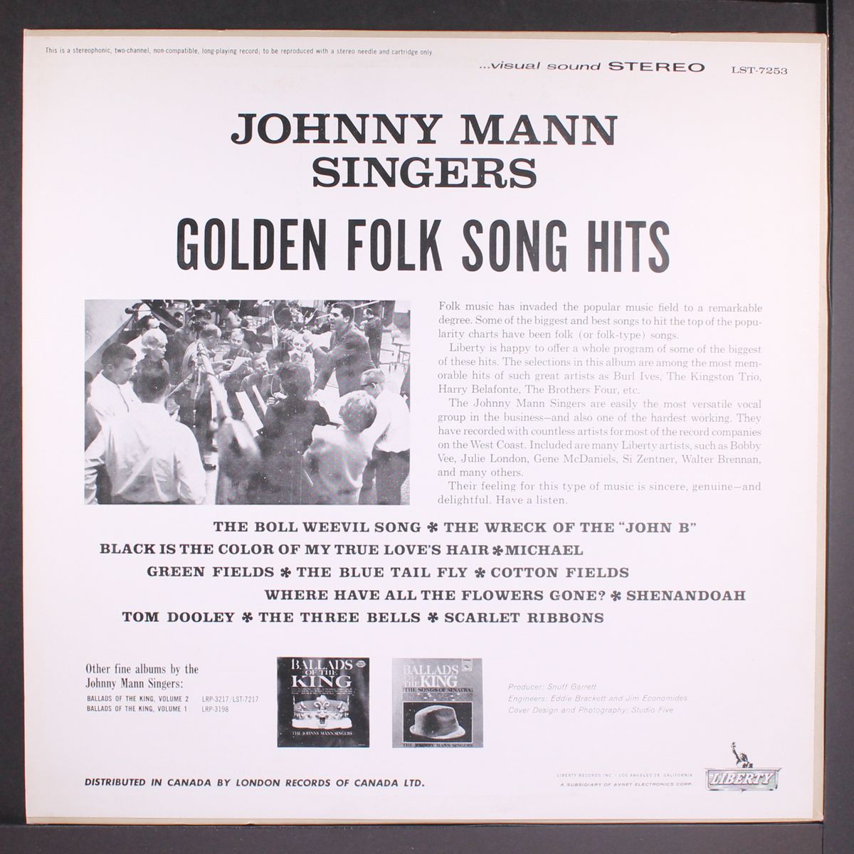 golden folk song hits by JOHNNY MANN