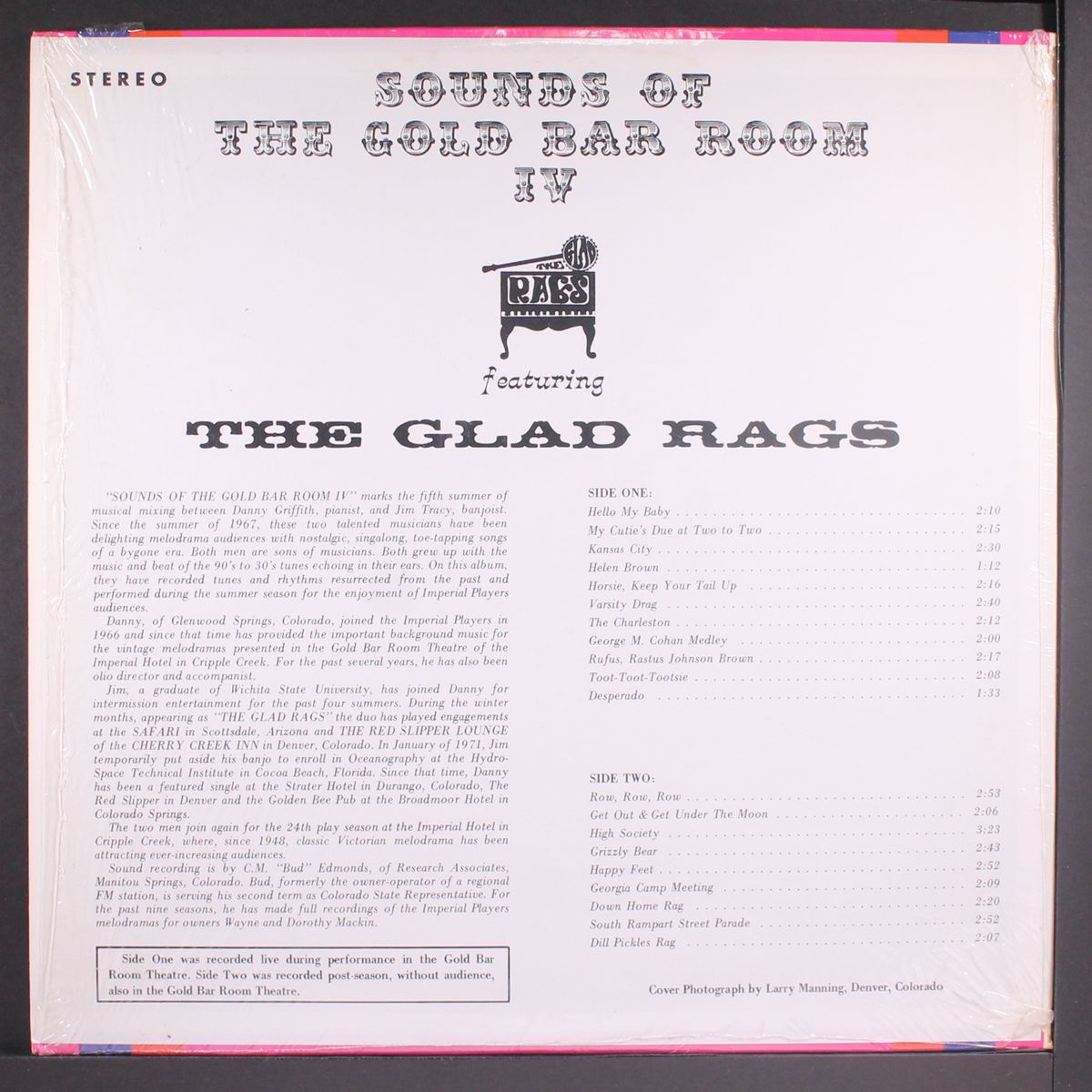 sounds of the gold bar room, vol. iv by GLAD RAGS