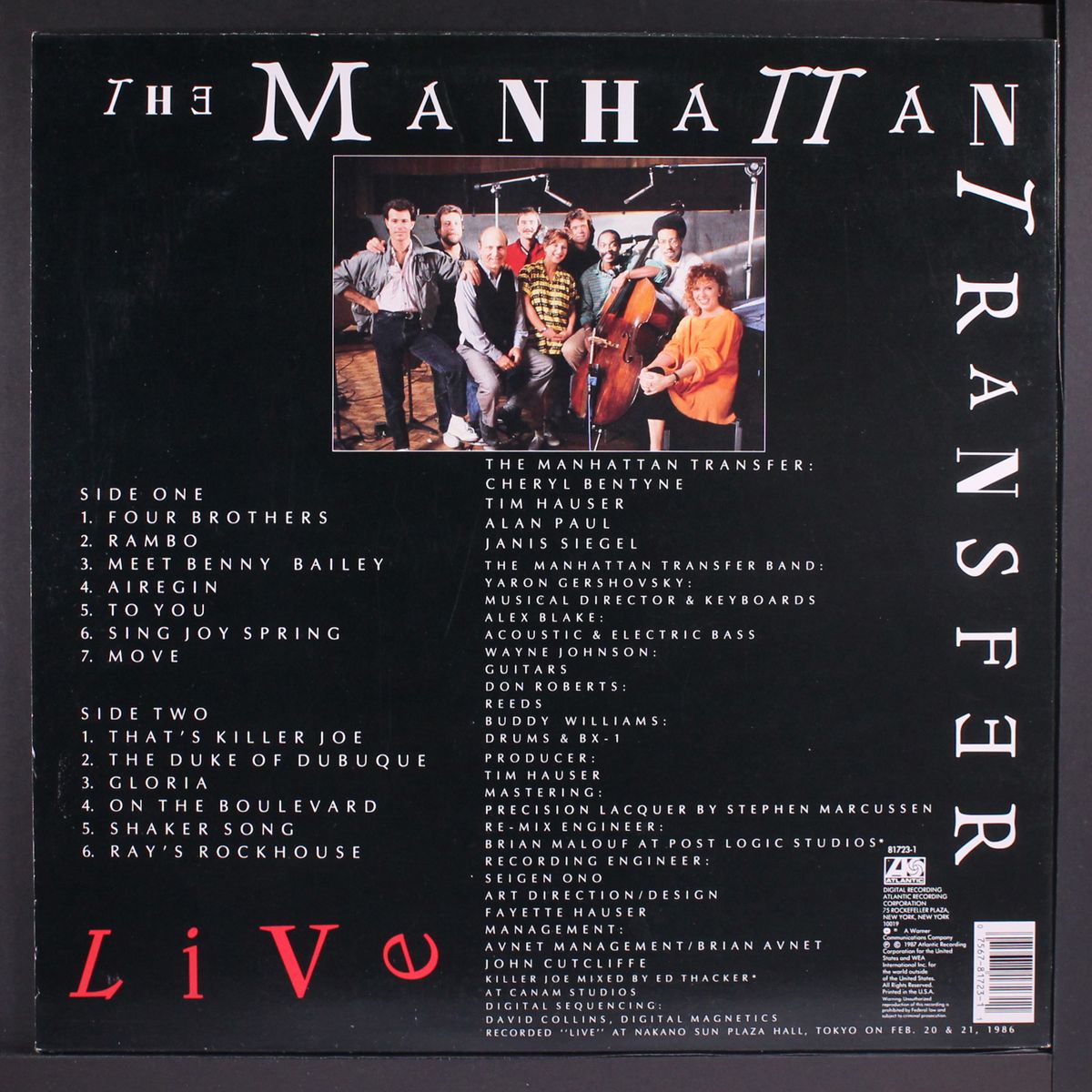 live by MANHATTAN TRANSFER