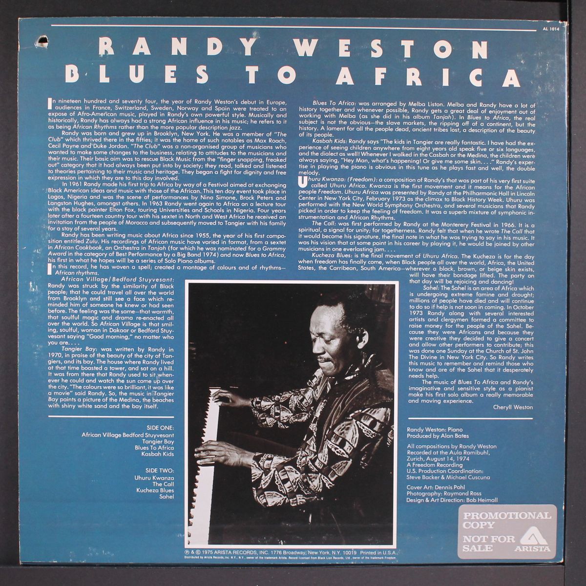 blues to africa by RANDY WESTON