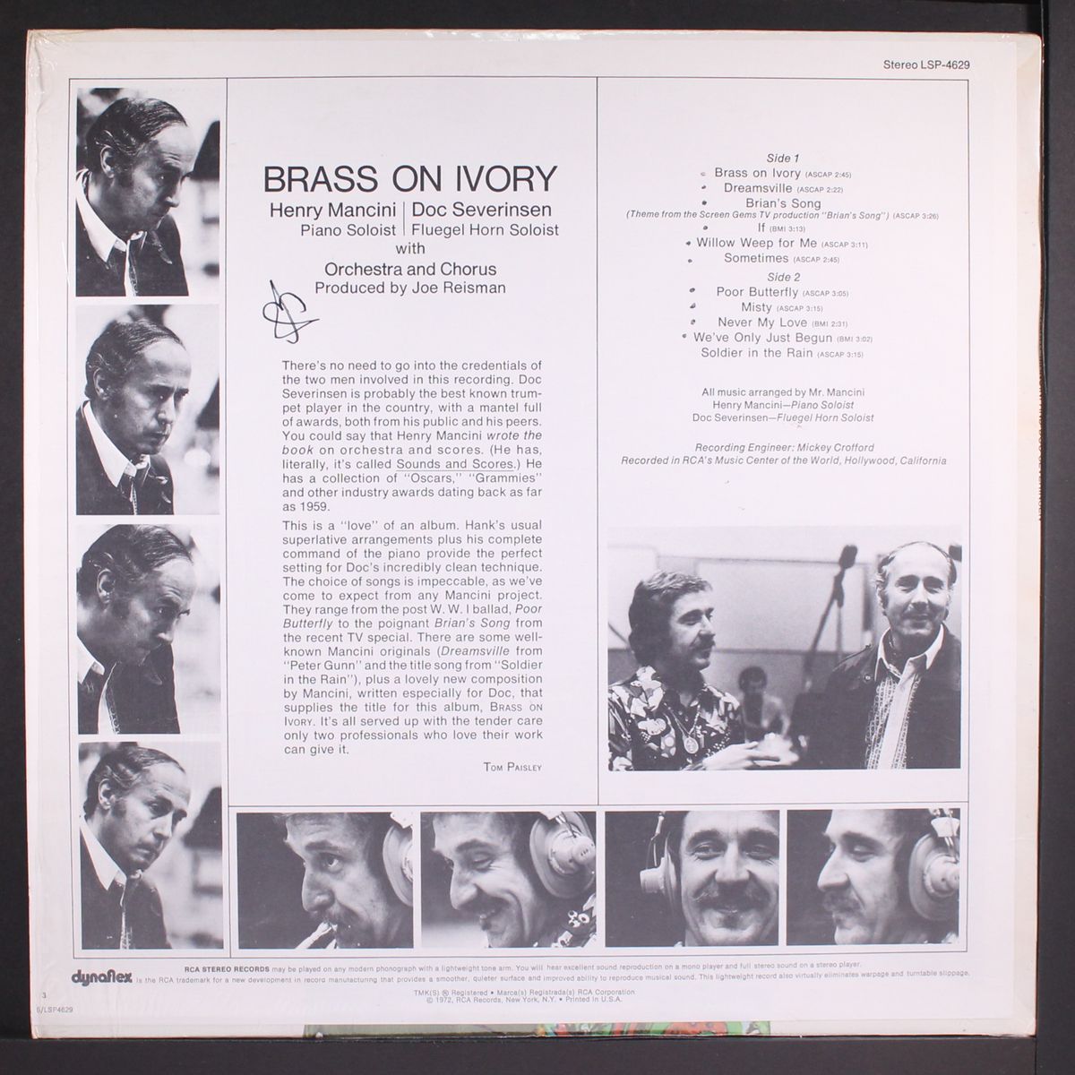 brass on ivory by HENRY MANCINI & DOC SEVERINSEN