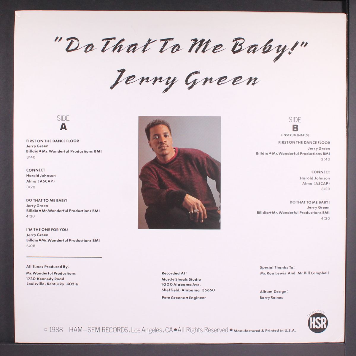 do that to me baby by JERRY GREEN