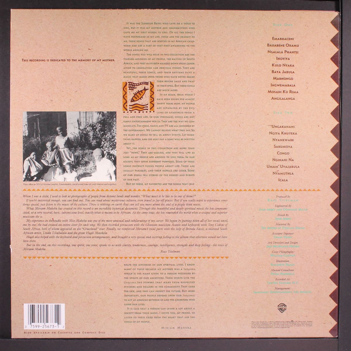 sangoma by MIRIAM MAKEBA