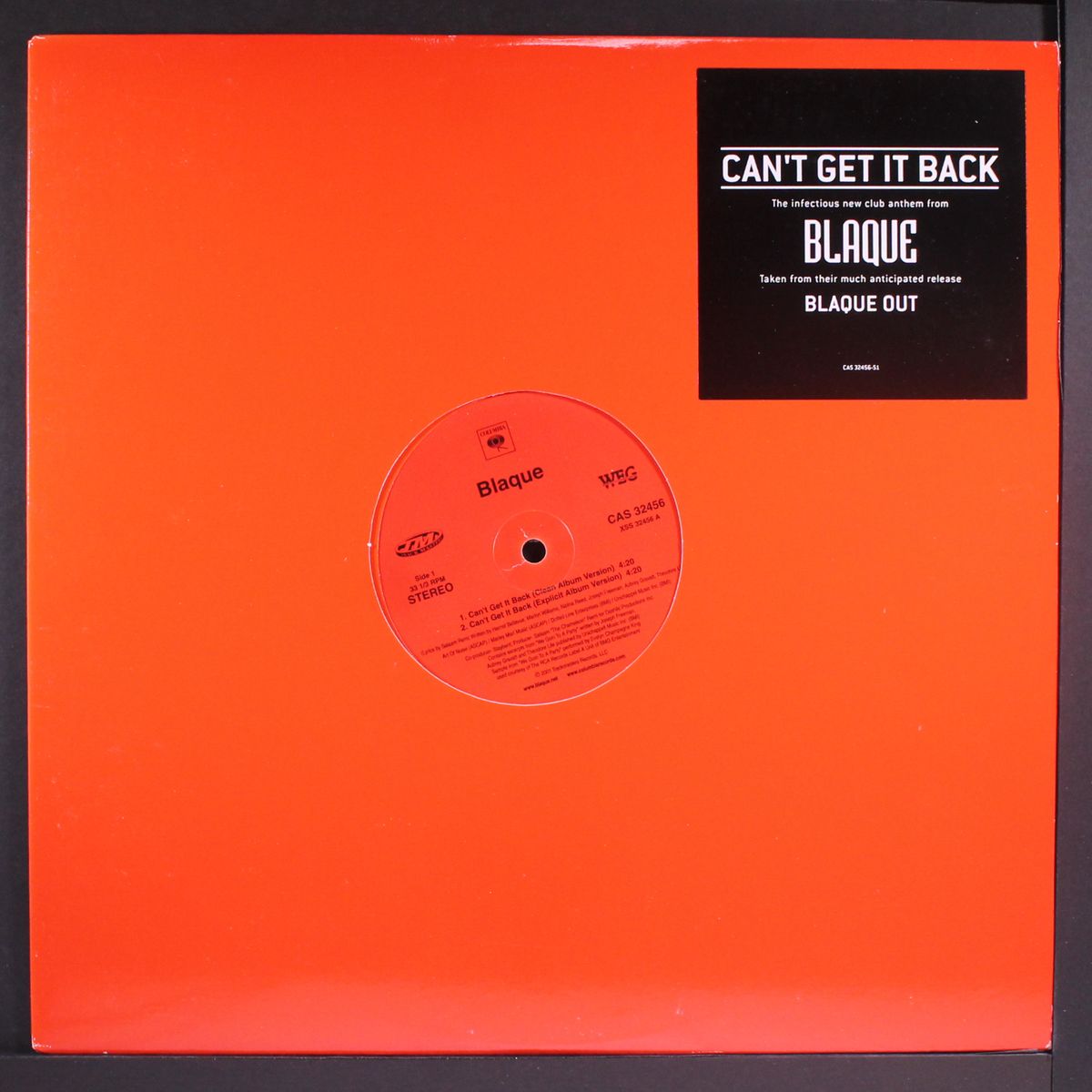 can't get it back / instro by BLAQUE
