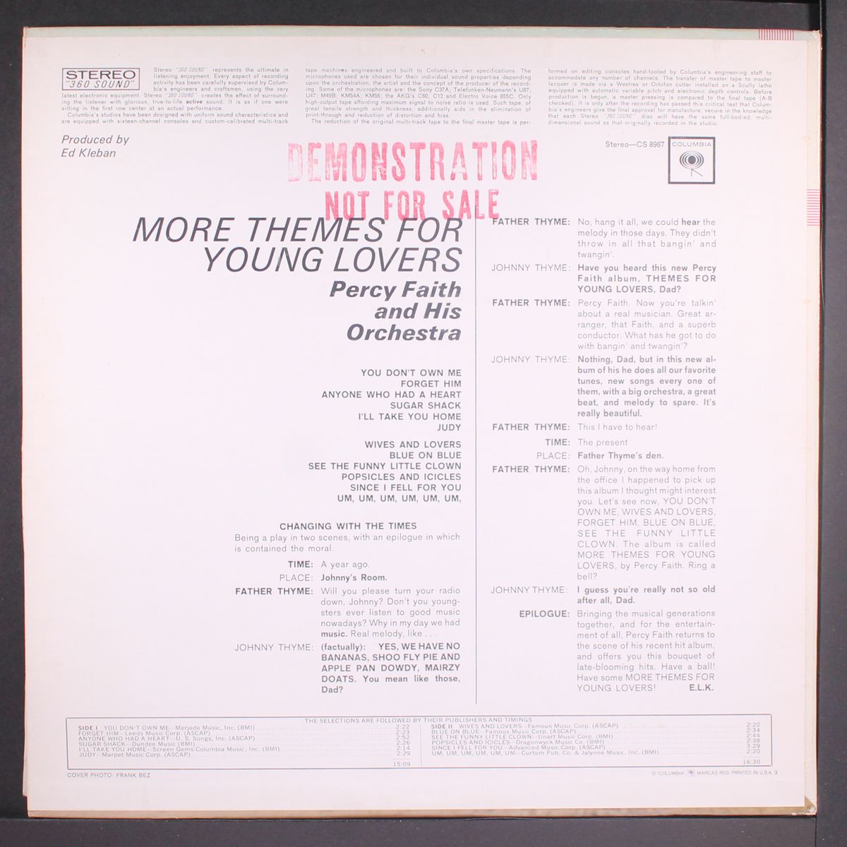 more themes for young lovers by PERCY FAITH
