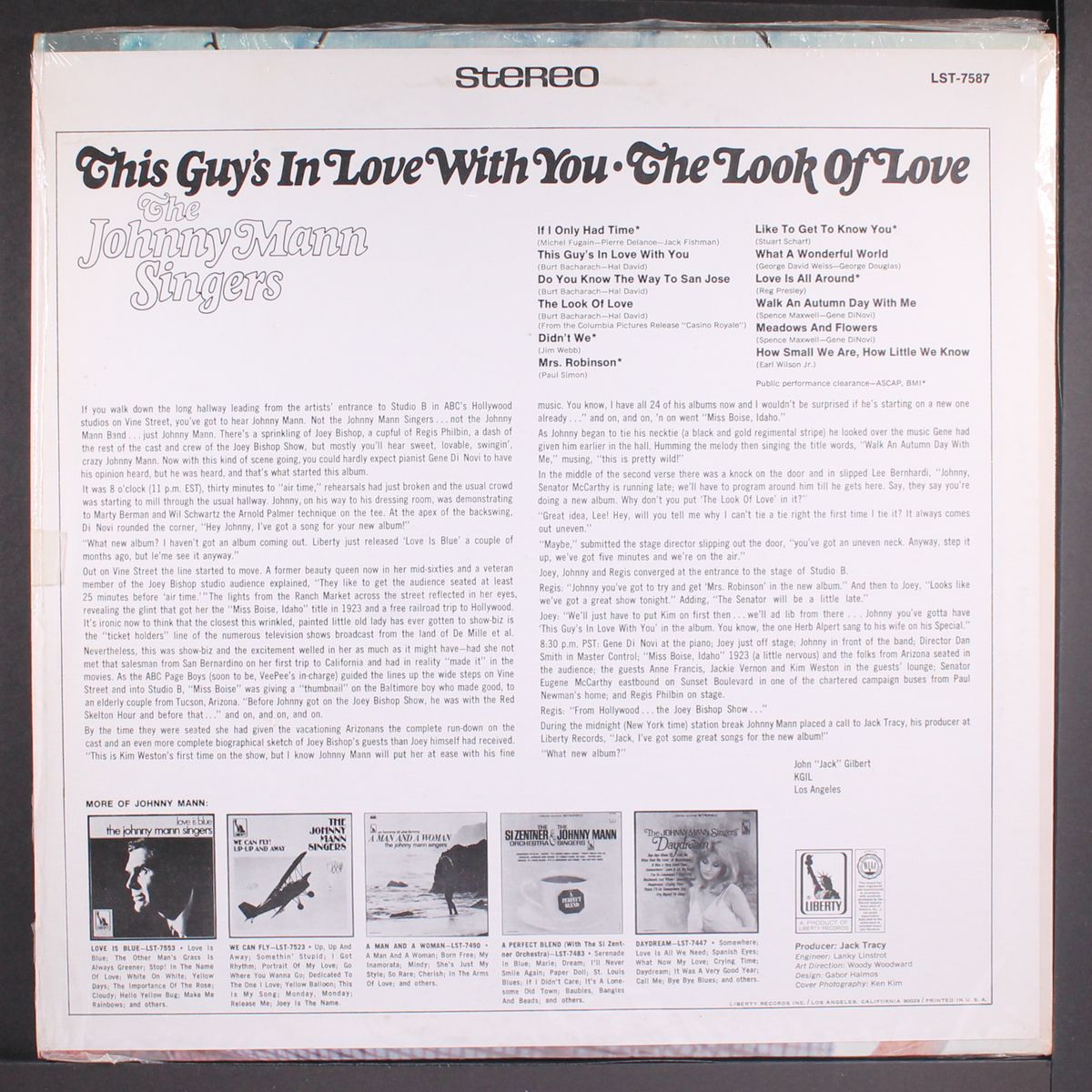this guy's in love with you-the look of love by JOHNNY MANN SINGERS