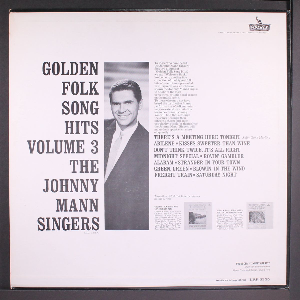 golden folk song hits, vol. 3 by JOHNNY MANN SINGERS