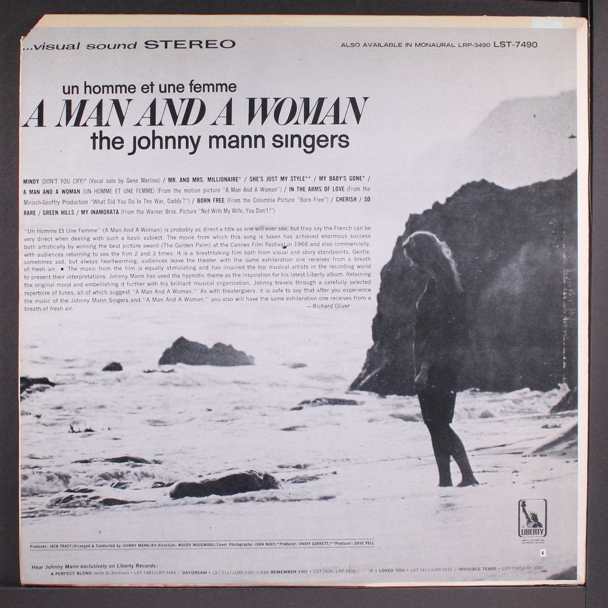 a man and a woman by JOHNNY MANN SINGERS
