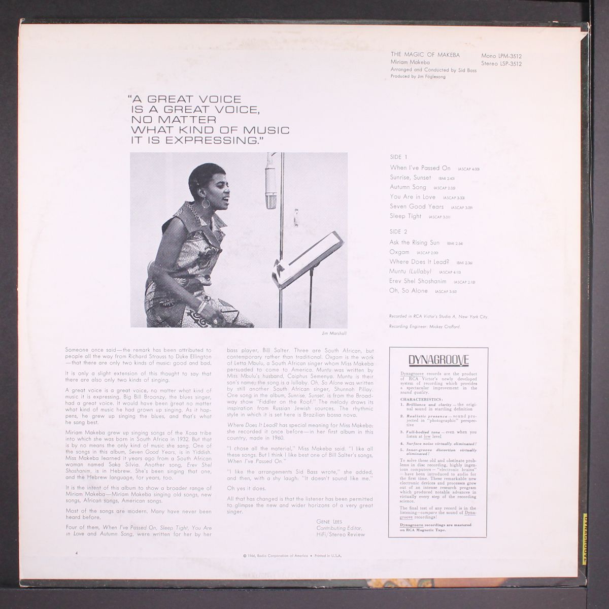 the magic of makeba by MIRIAM MAKEBA
