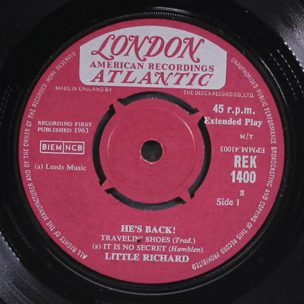 he's back by LITTLE RICHARD