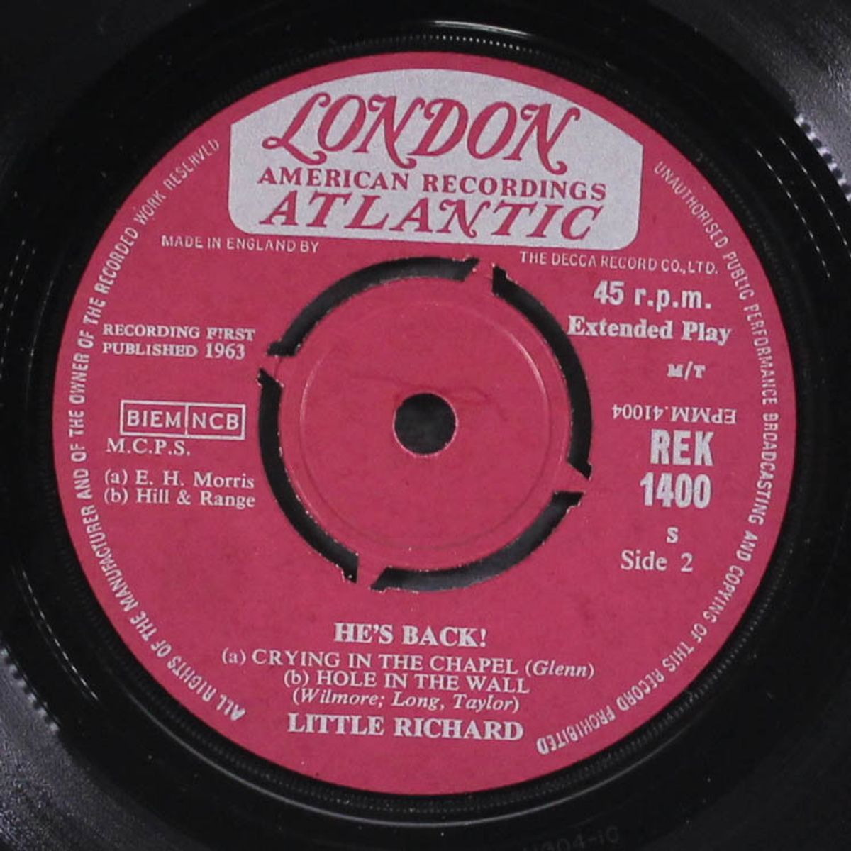 he's back by LITTLE RICHARD