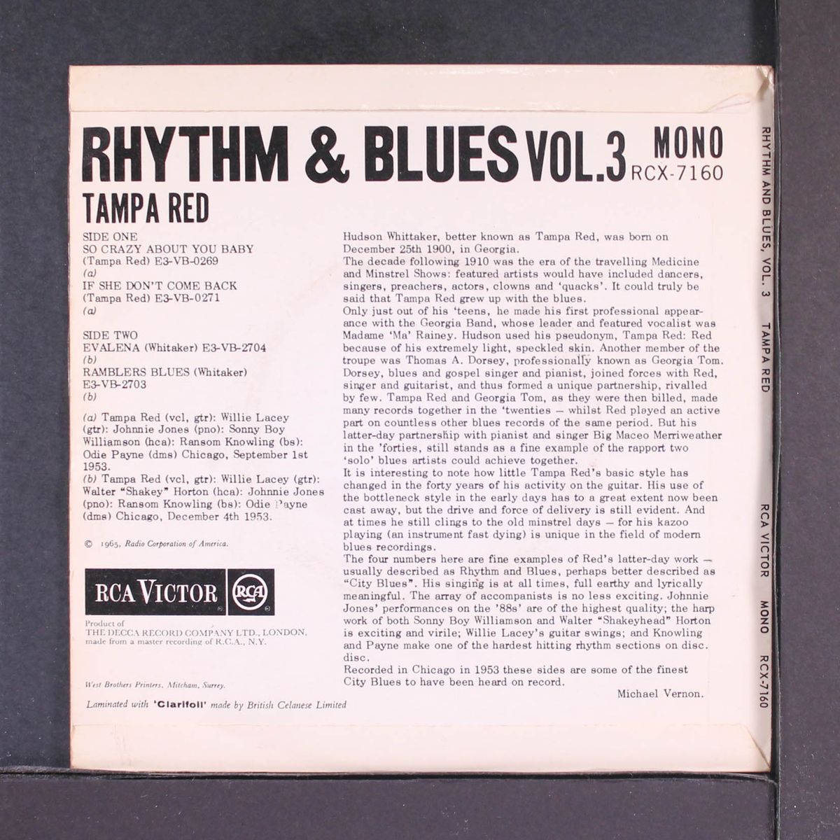 rhythm & blues, vol. 3 by TAMPA RED