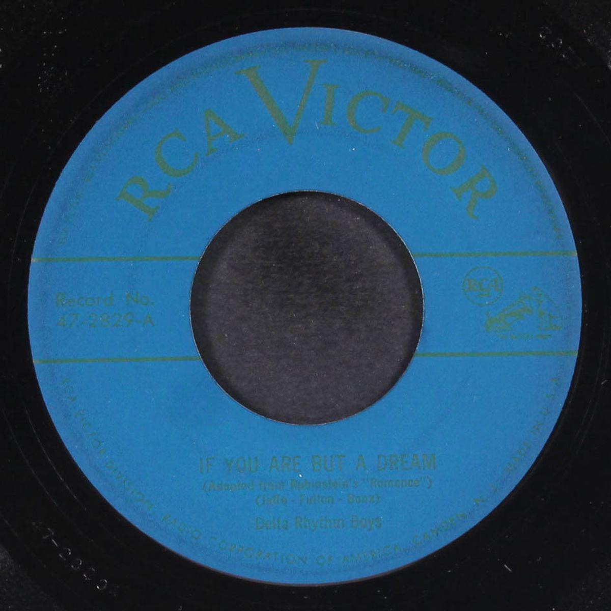 if you are but a dream / one o'clock jump by DELTA RHYTHM BOYS