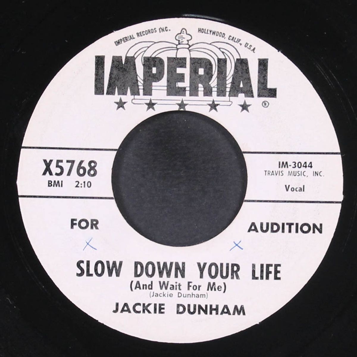 slow down your life / i think of you by JACKIE DUNHAM