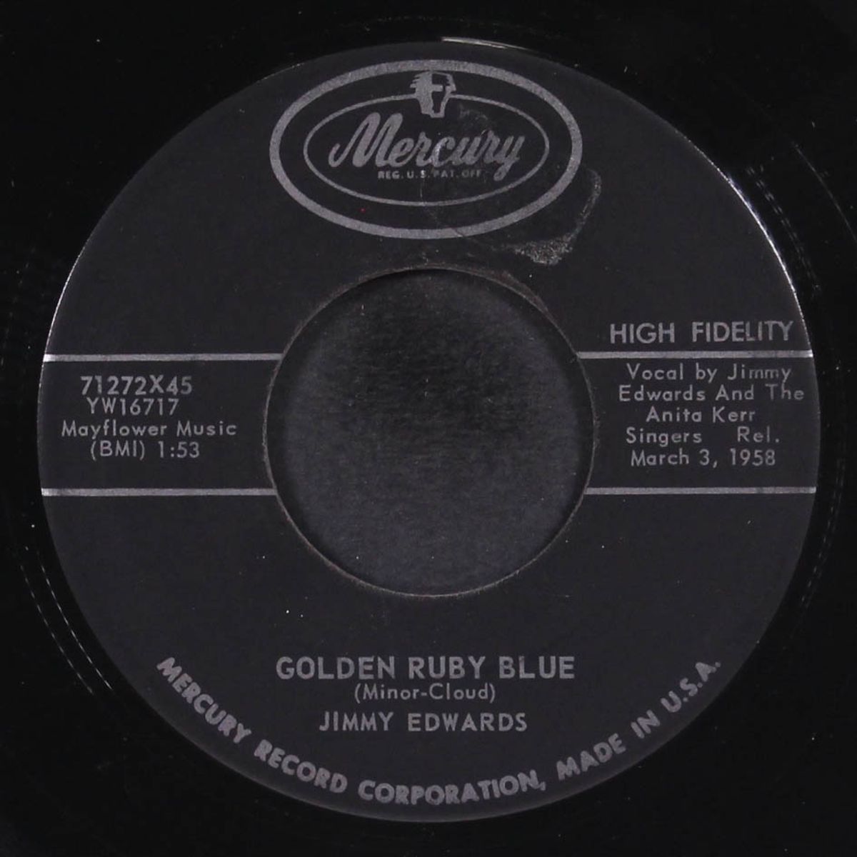 golden ruby blue / my honey by JIMMY EDWARDS