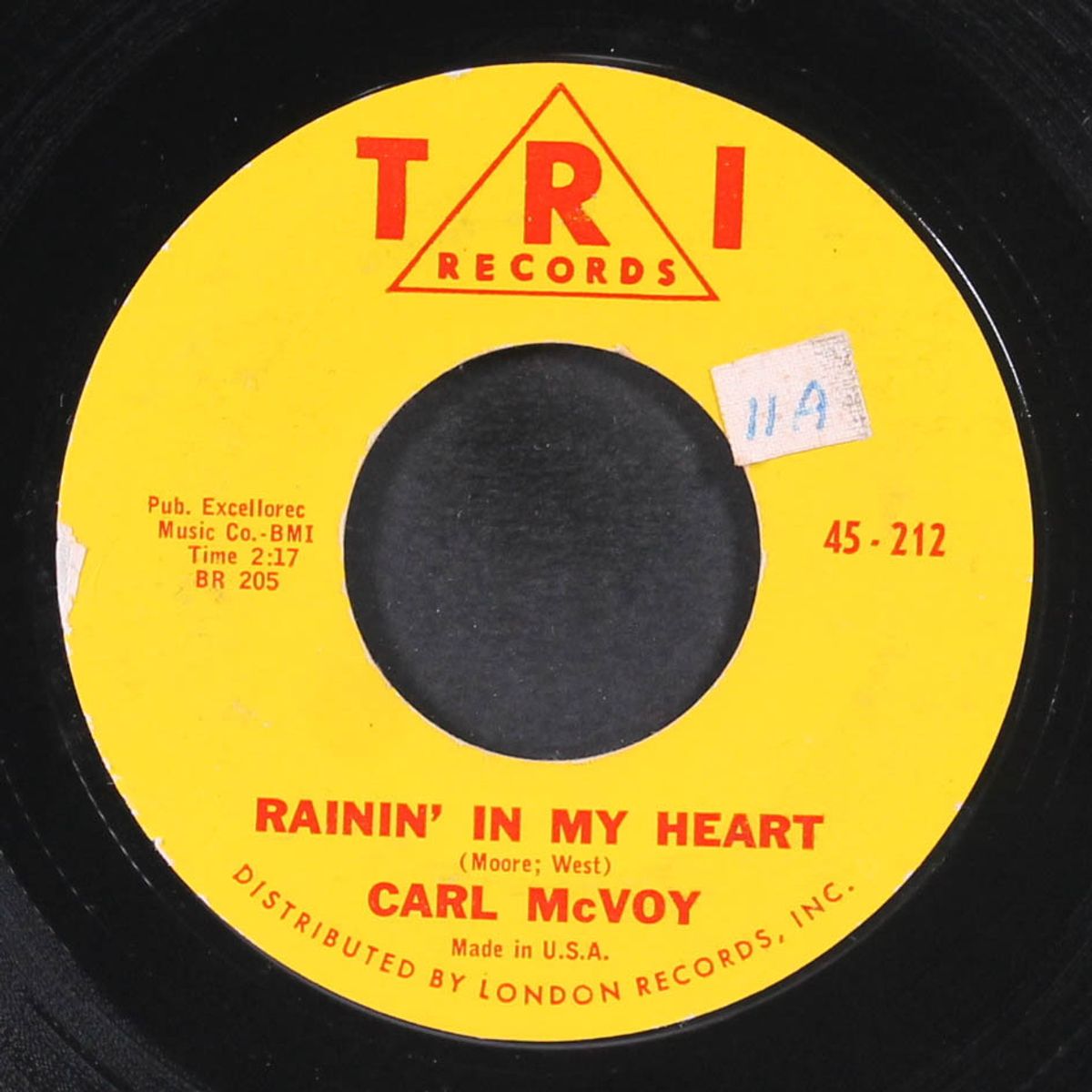 rainin' in my heart / your magic love by CARL MCVOY
