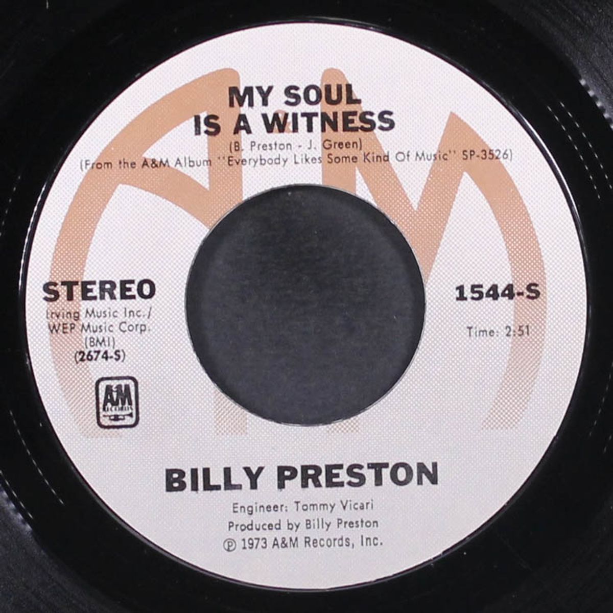 nothing from nothing / my soul is a witness by BILLY PRESTON