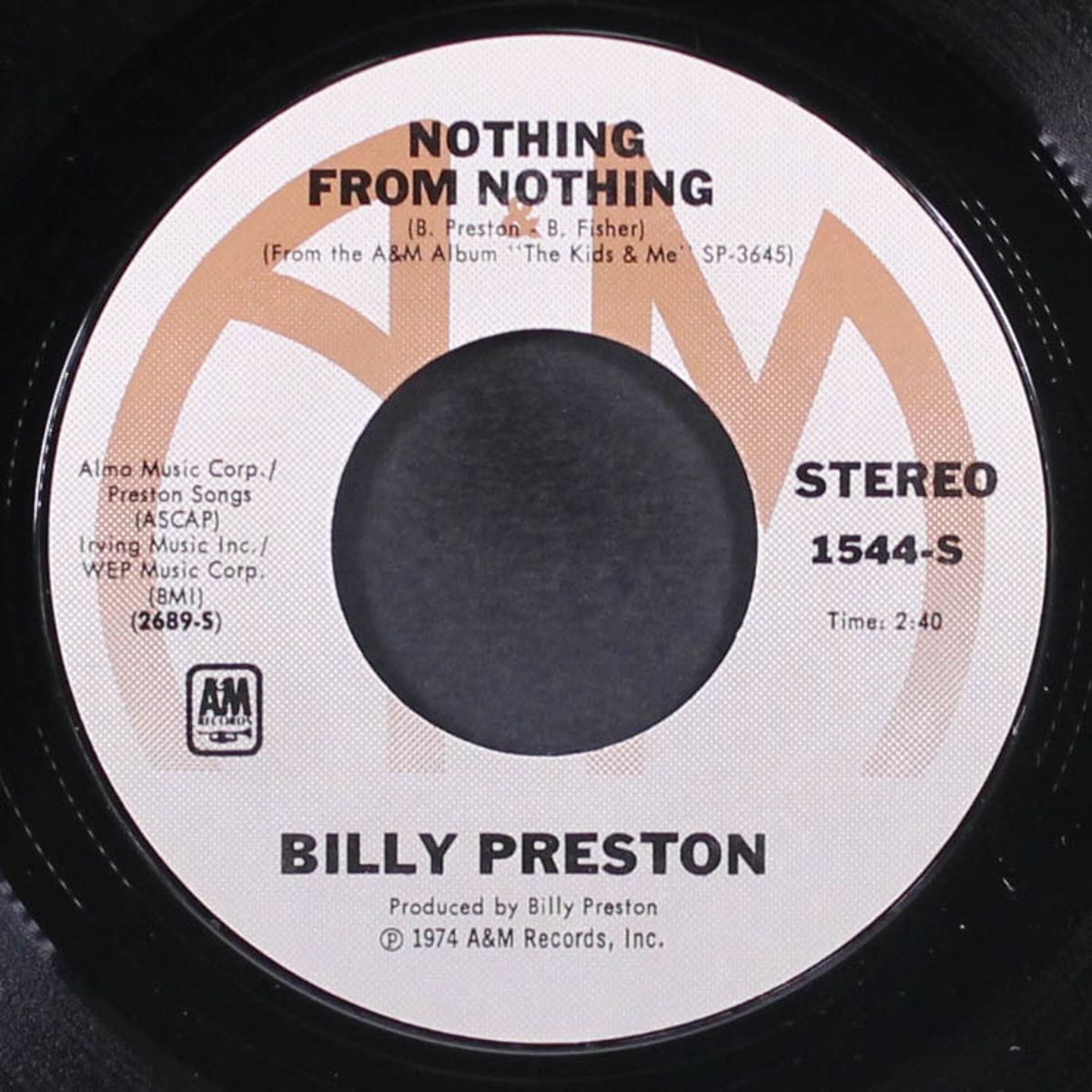 nothing from nothing / my soul is a witness by BILLY PRESTON