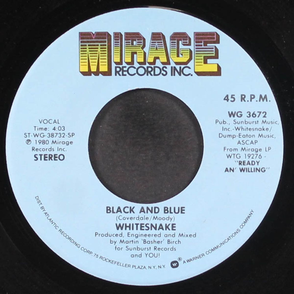 fool for your loving / black and blue by WHITESNAKE