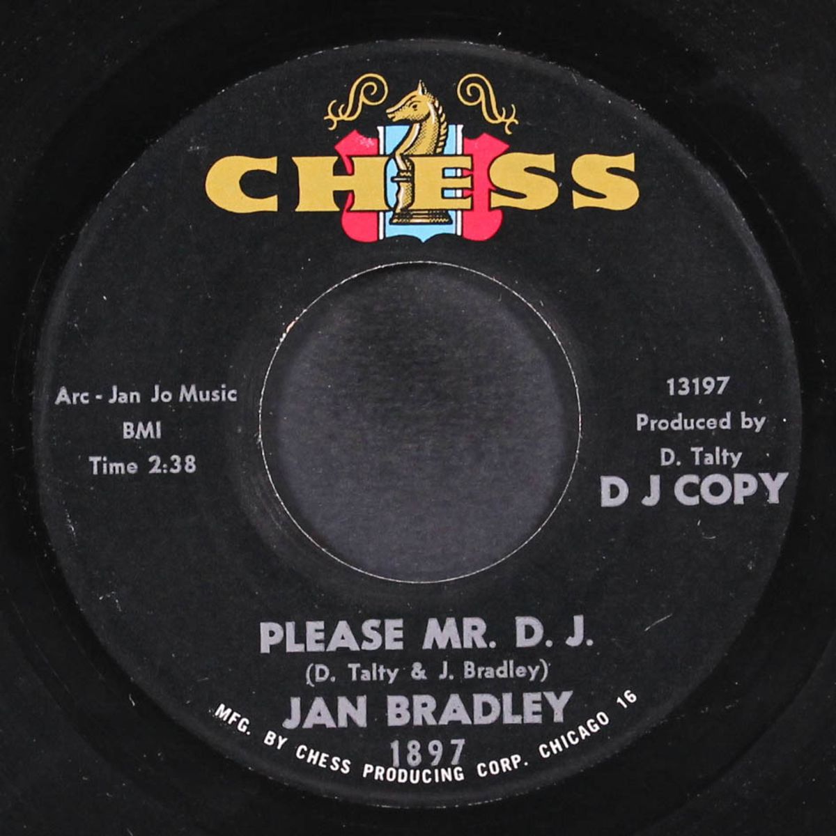 please mr. dj / two of a kind by JAN BRADLEY