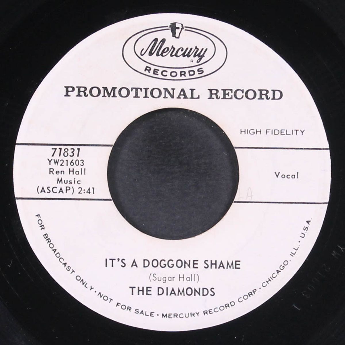 one summer night / it's a doggone shame by DIAMONDS
