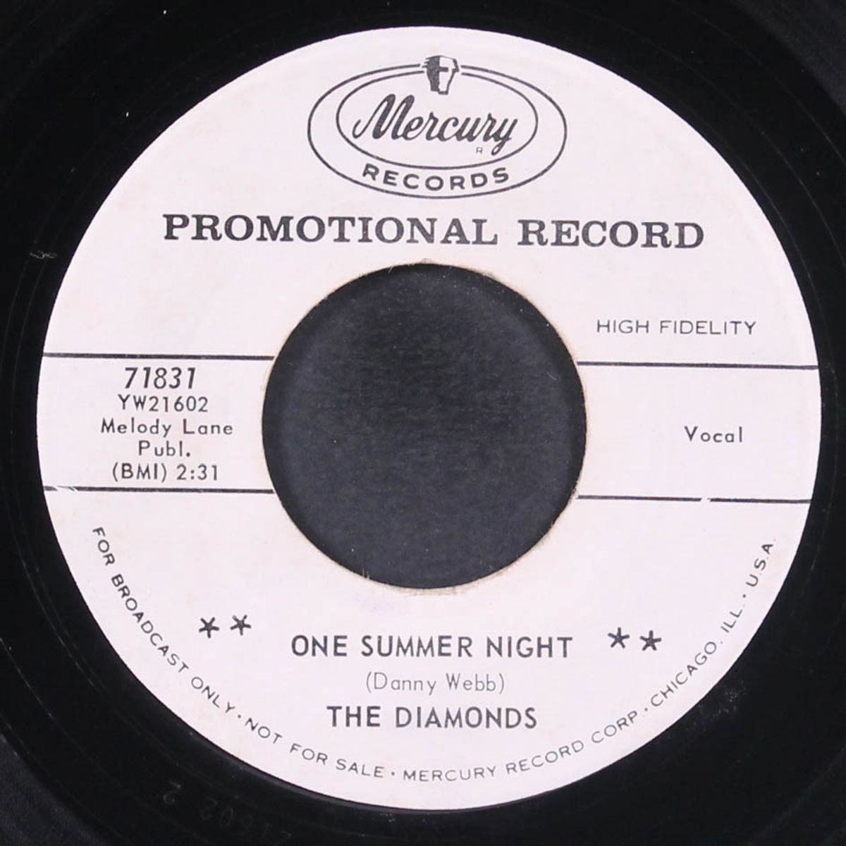 one summer night / it's a doggone shame by DIAMONDS