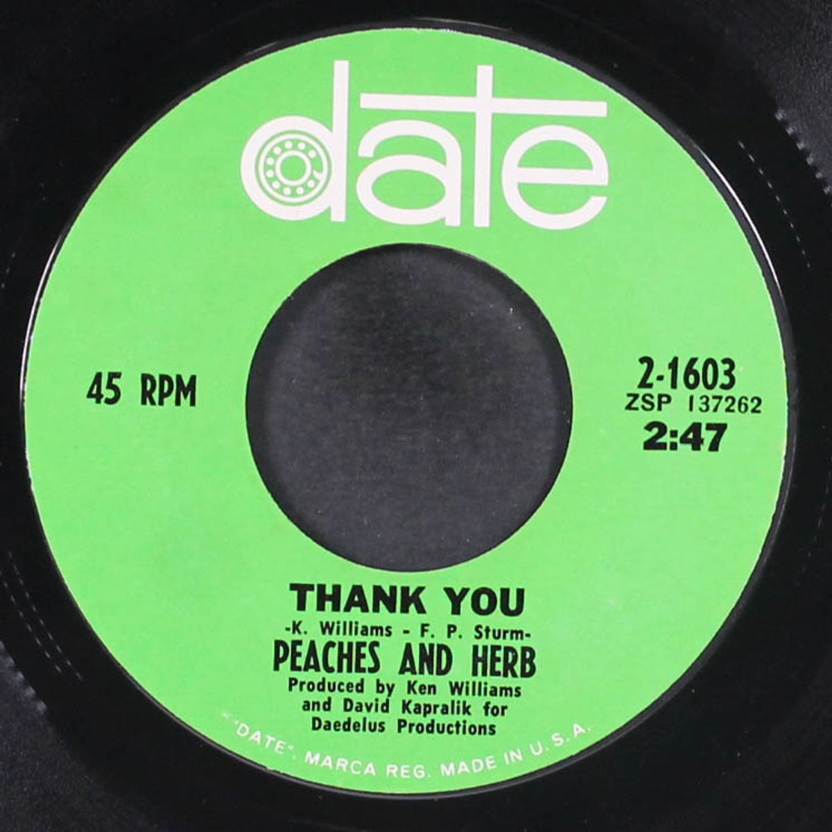united / thank you by PEACHES & HERB