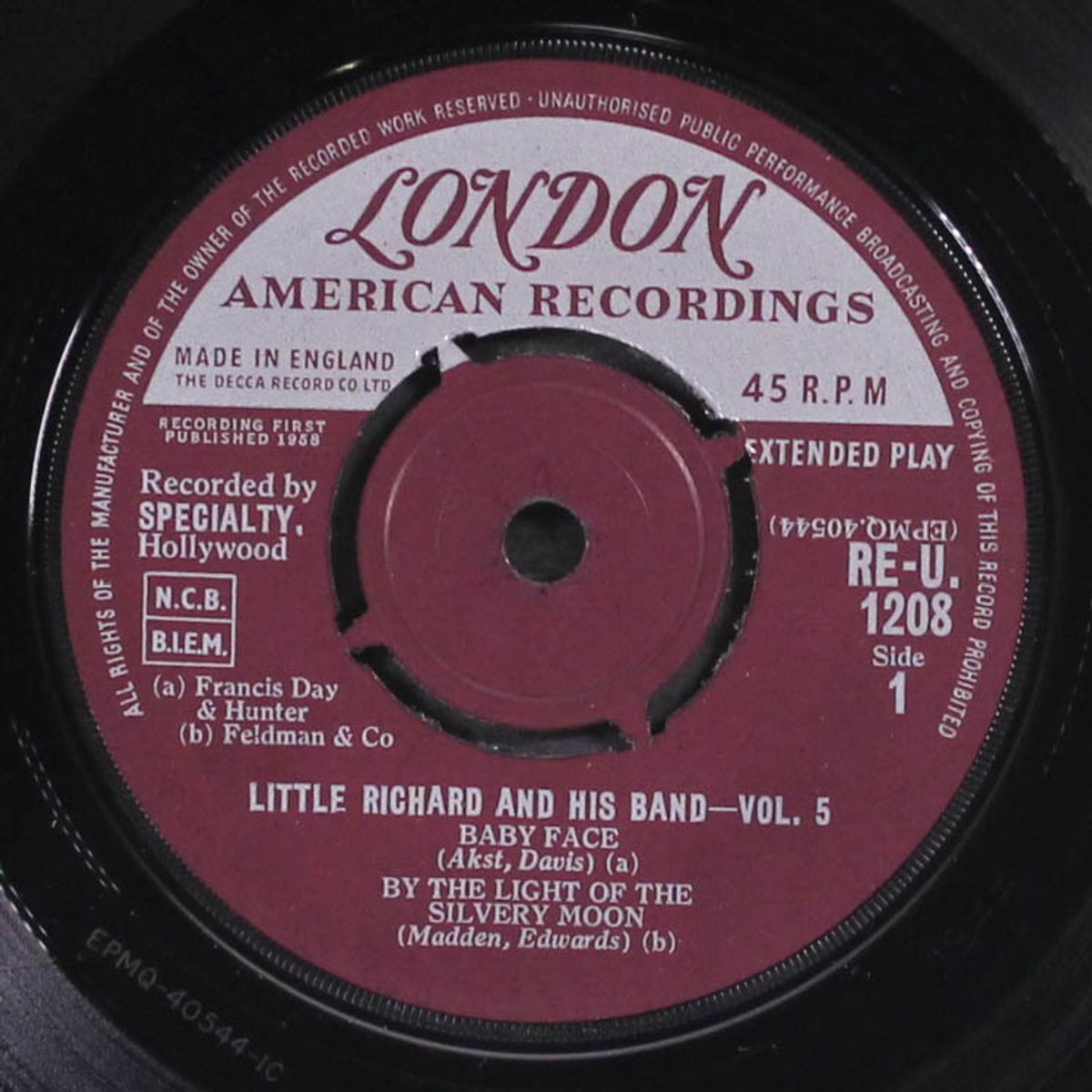 and his band, vol. 5 by LITTLE RICHARD