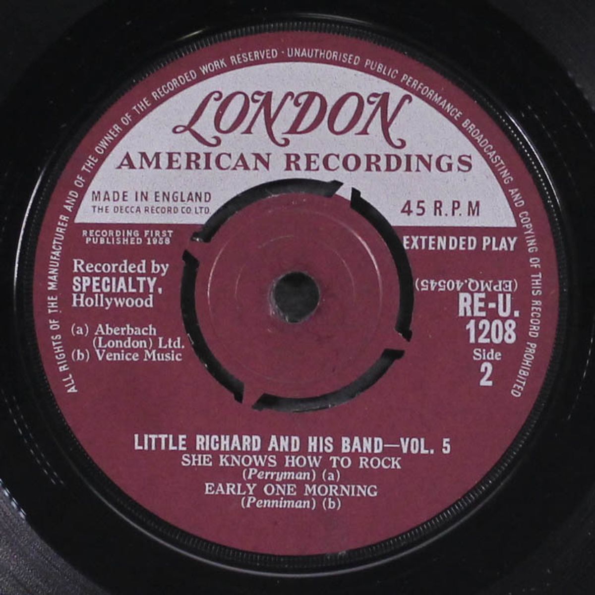 and his band, vol. 5 by LITTLE RICHARD