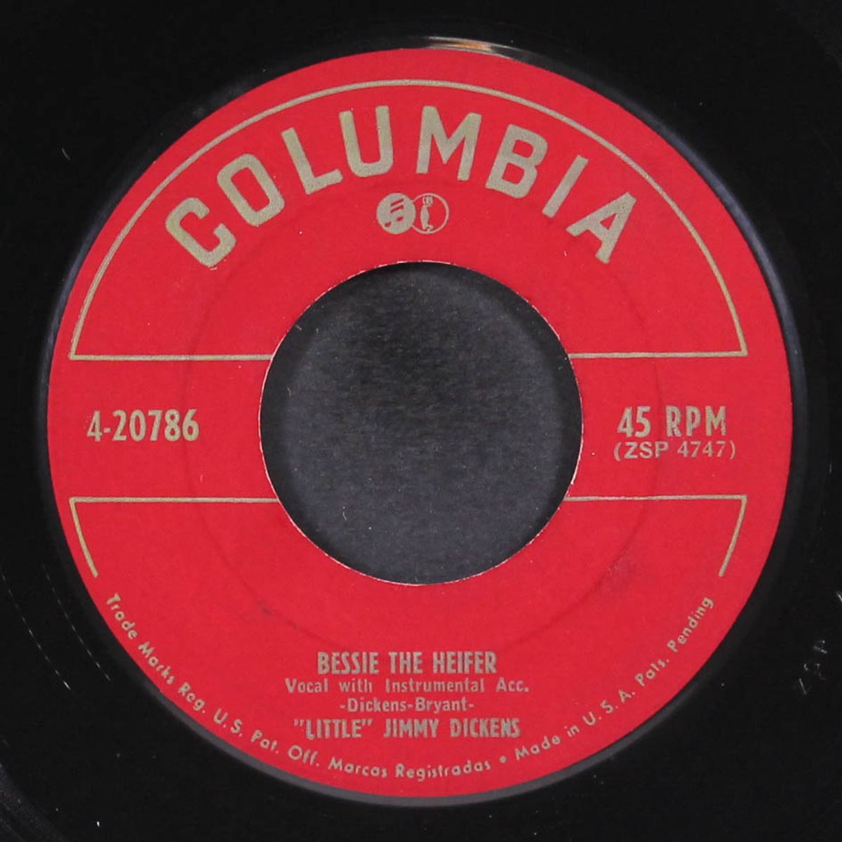 cold feet / bessie the heifer by 'LITTLE' JIMMY DICKENS