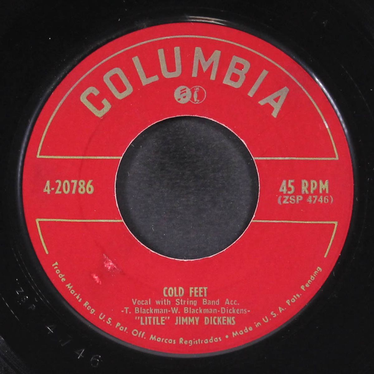 cold feet / bessie the heifer by 'LITTLE' JIMMY DICKENS