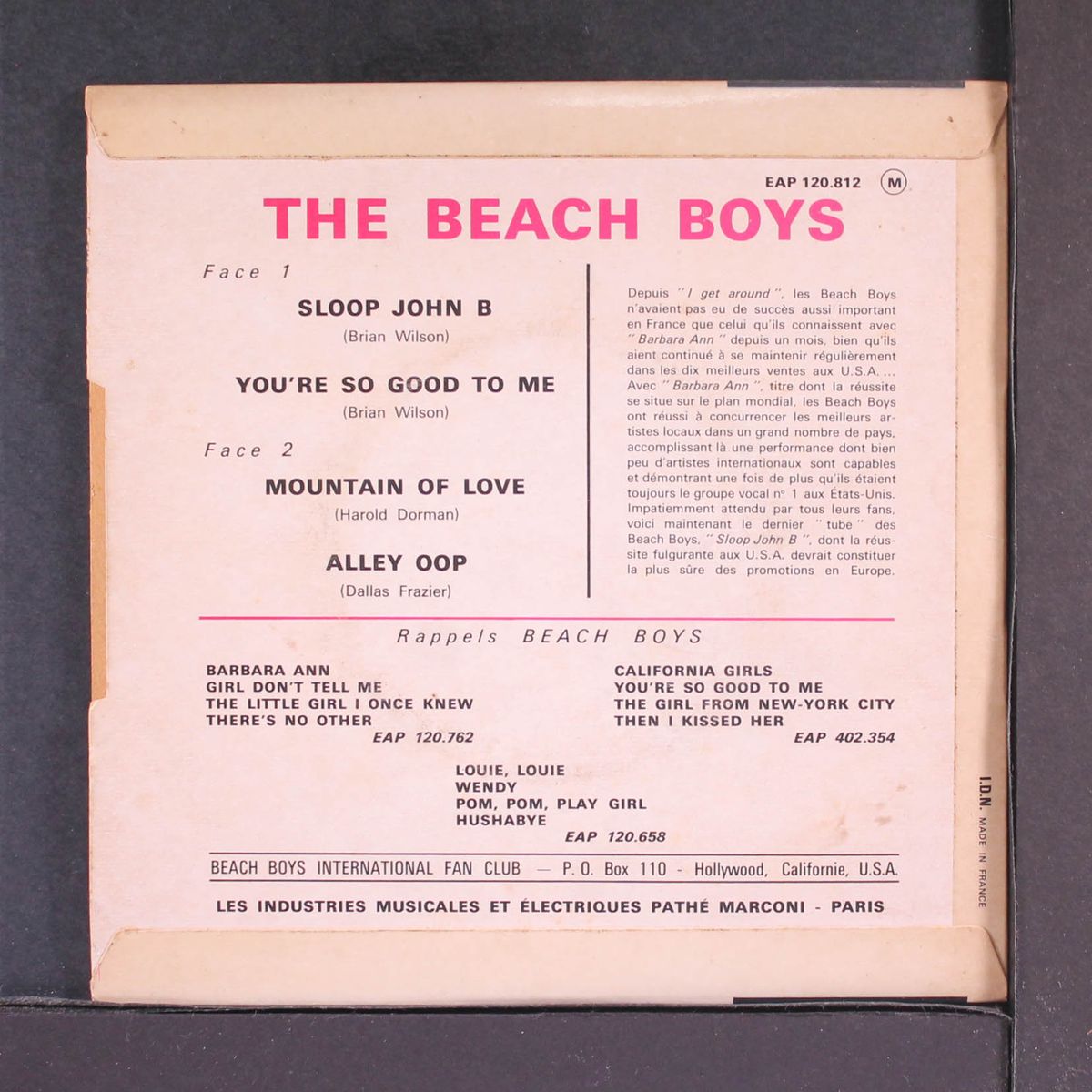 sloop john b by BEACH BOYS
