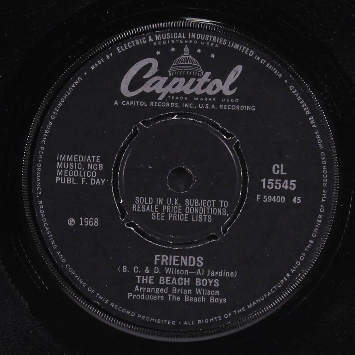 friends / little bird by BEACH BOYS