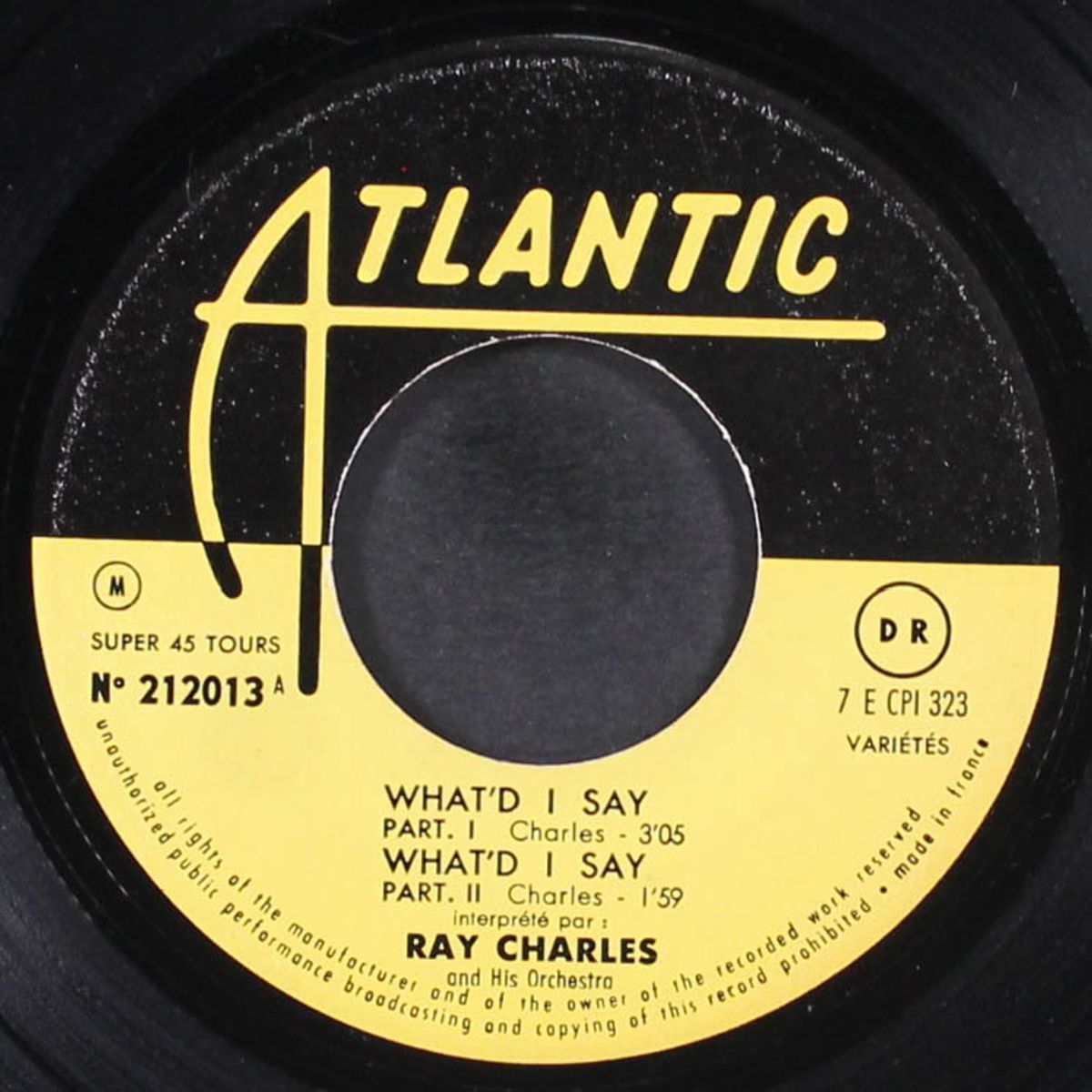 what'd i say by RAY CHARLES