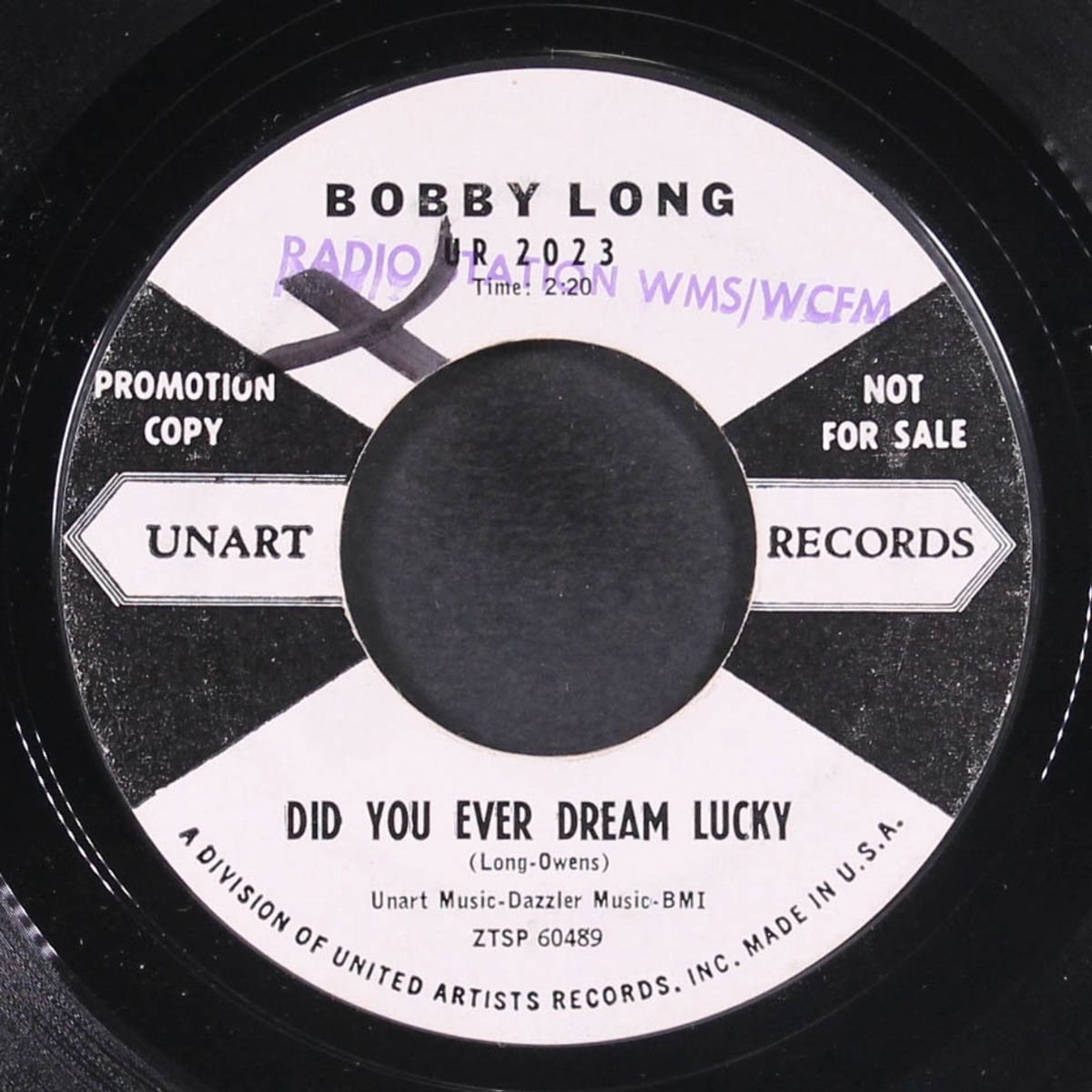 calling / did you ever dream lucky by BOBBY LONG