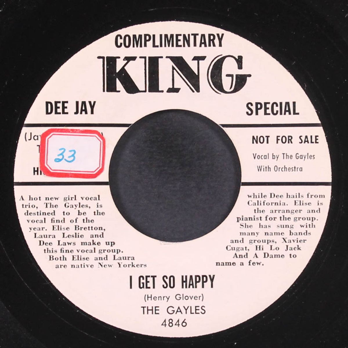 my boy - flat top / i get so happy by GAYLES
