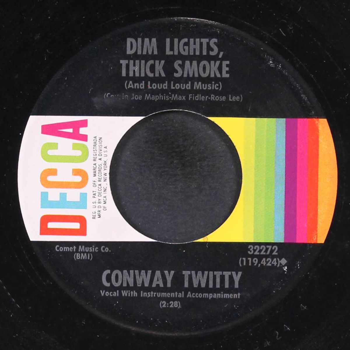 the image of me / dim lights, thick smoke by CONWAY TWITTY