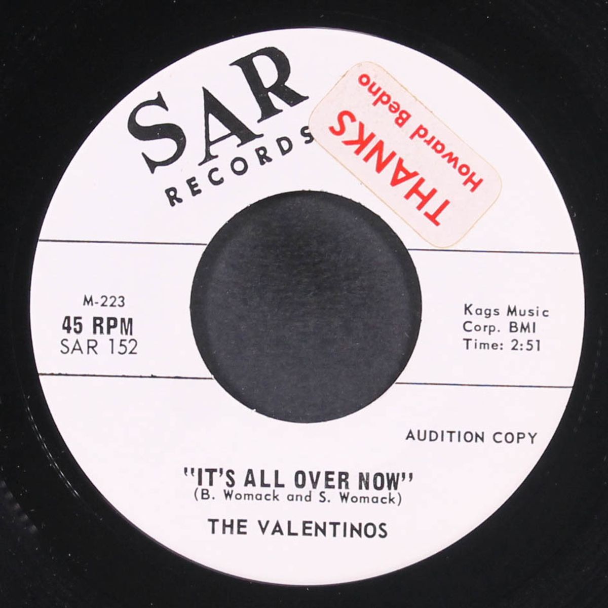 it's all over now / tired of livin' in the country by VALENTINOS