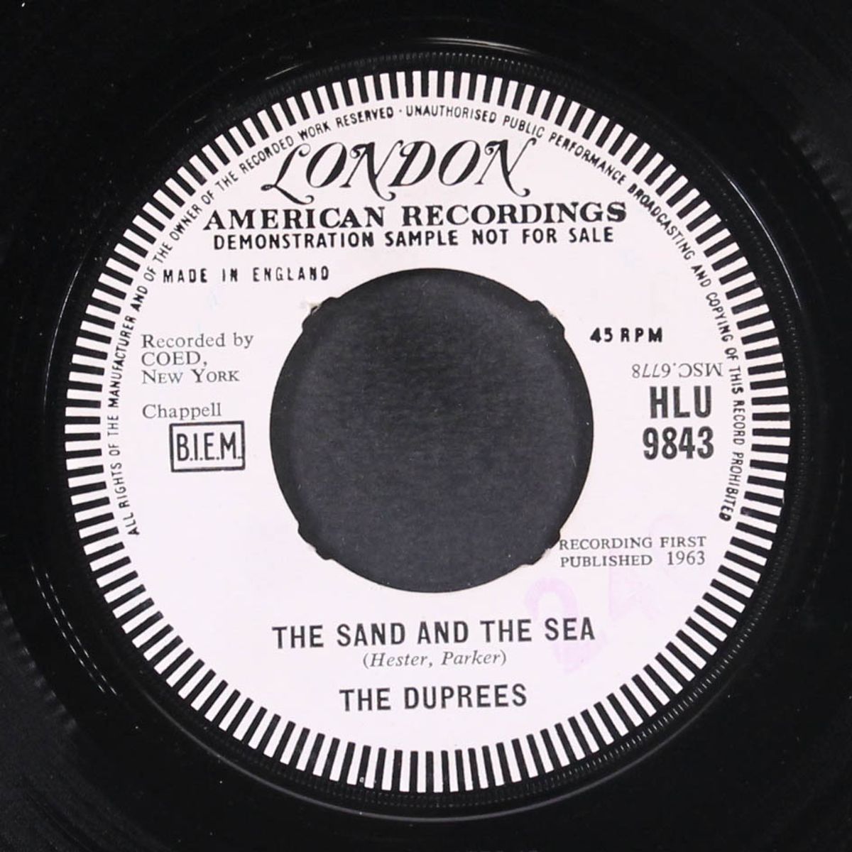 it's no sin / the sand and the sea by DUPREES