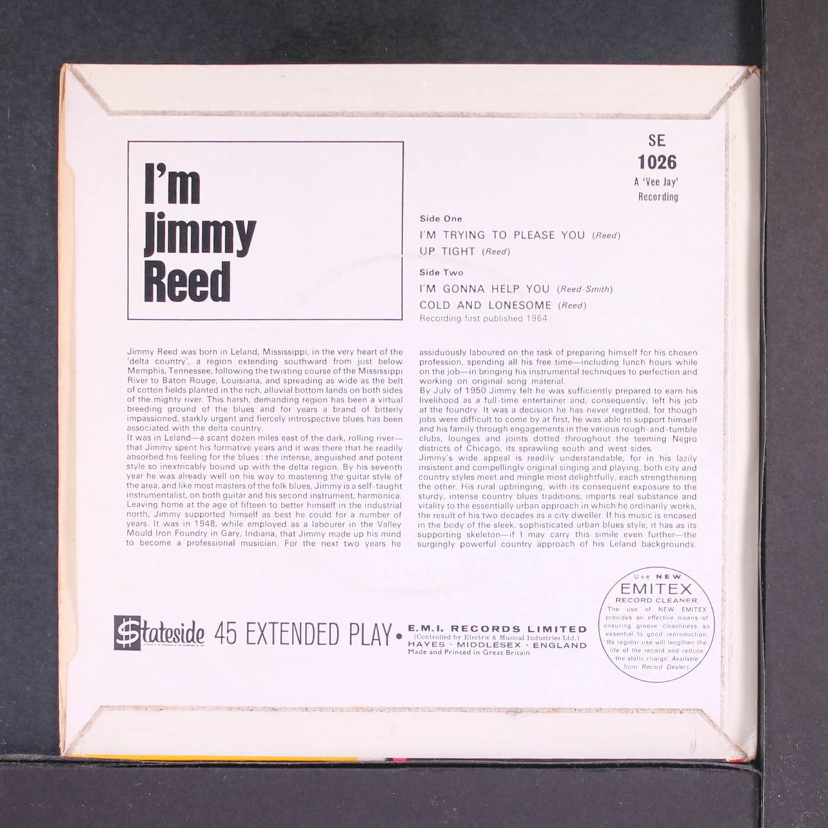 i'm jimmy reed by JIMMY REED