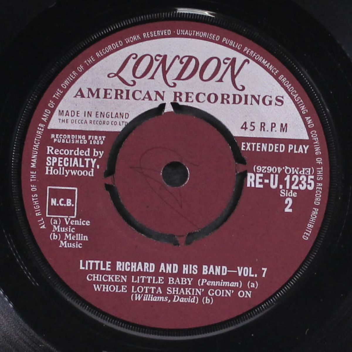 and his band, vol. 7 by LITTLE RICHARD