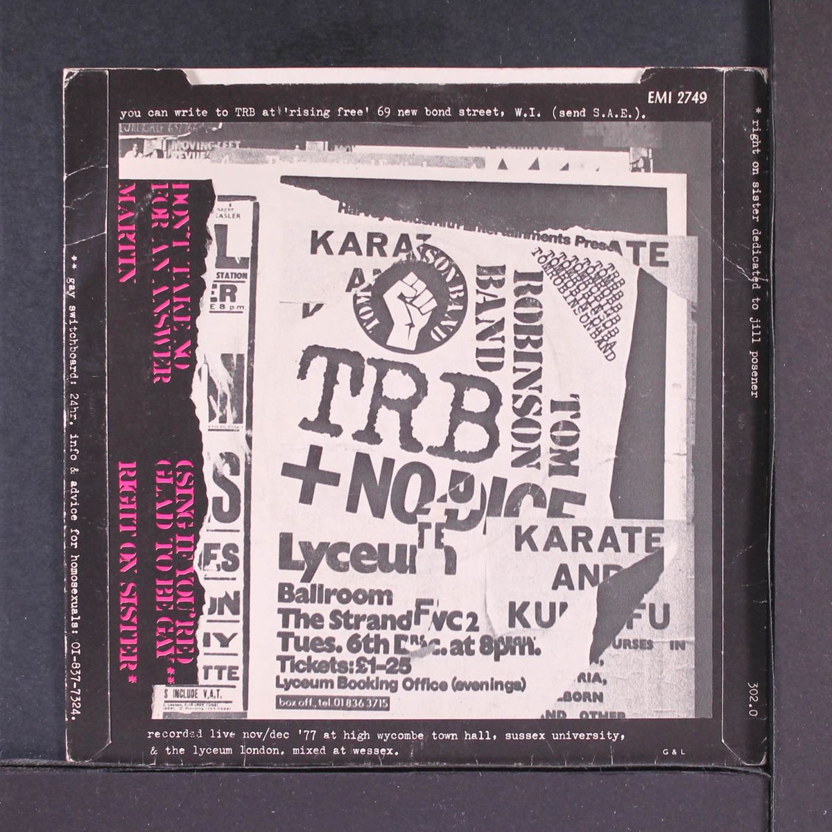 don't take no for an answer +3 by TOM ROBINSON BAND