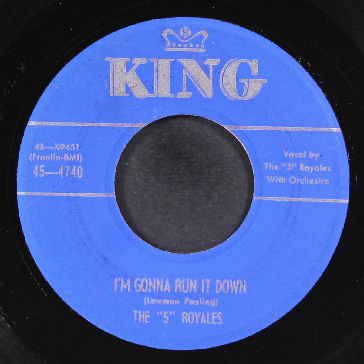 i'm gonna run it down / behave yourself by FIVE ROYALES