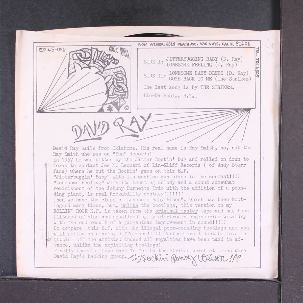 jitterbugging baby + 3 by DAVID RAY / STRIKES