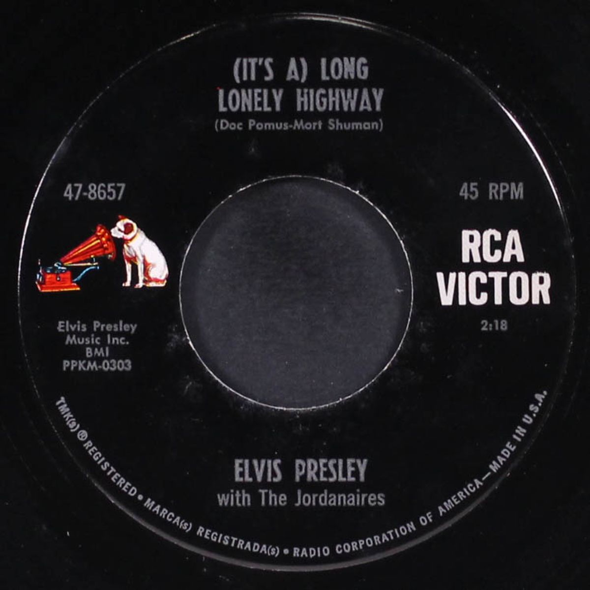 i'm yours / long lonely highway by ELVIS PRESLEY